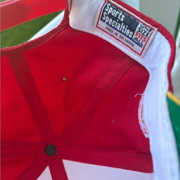 Vintage 90s NBA Sports Specialities Houston Rockets Script OSFA - Picture 6 of 7